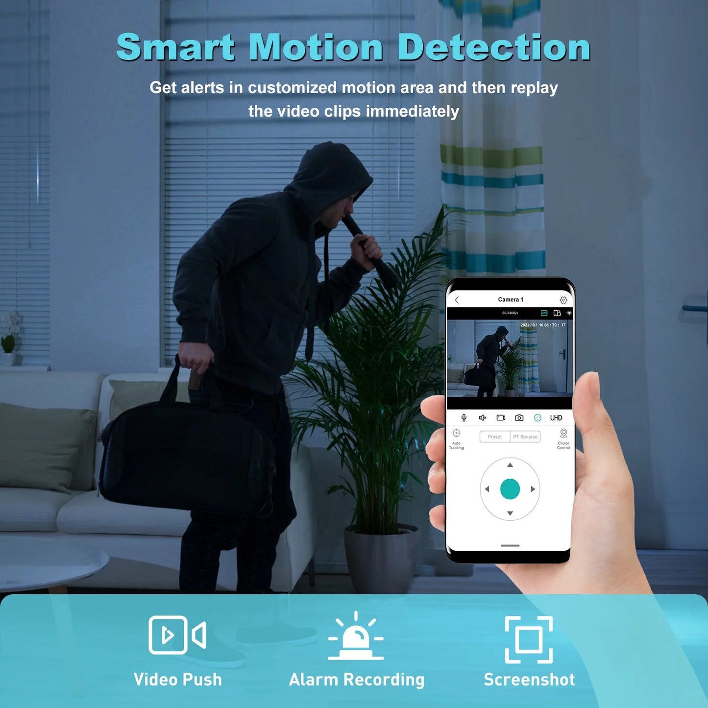 2K Baby Monitor Indoor Security Camera for Home Security